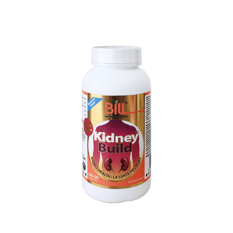 Bill KidneyBuild 100 + 20 Capsules - Maple House Nutrition Inc.