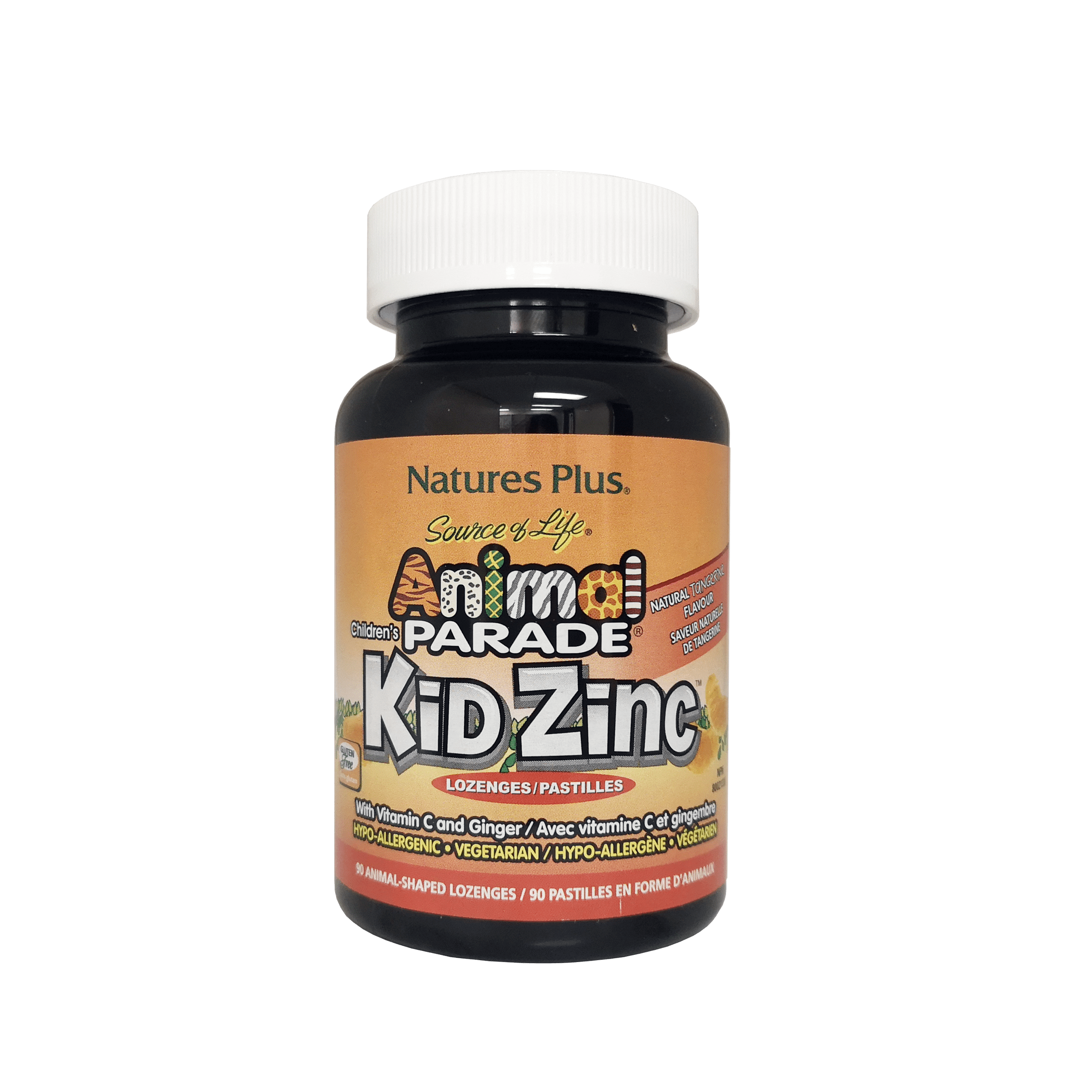 Nature's Plus Animal Parade® KidZinc® 90 Lozenges Tangerine Flavor Maple House Nutrition Inc.
