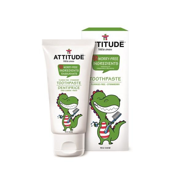 Maple Toothpaste Attitude Fluoride-Free Toothpaste - Strawberry – Maple House Nutrition Inc.