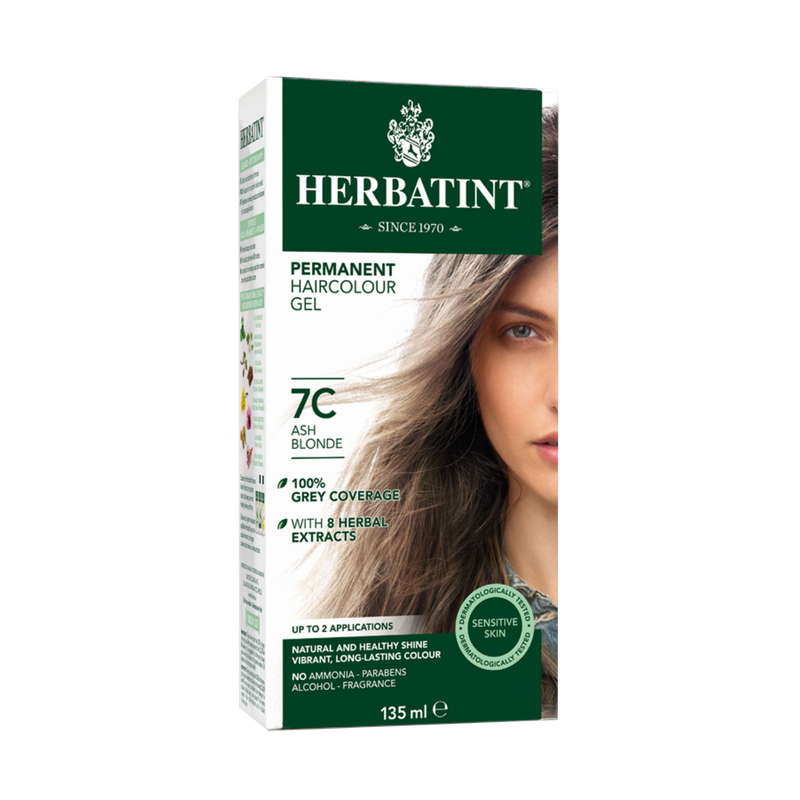 Herbatint Permanent Haircolour Gel 7C - Ash Blonde 135ml