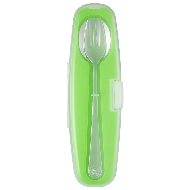 Innobaby Din Din Smart Stainless Spoon & Fork - fifibaby