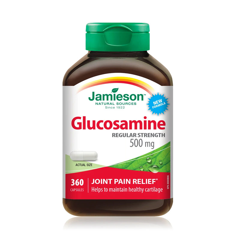 Jamieson Glucosamine 500mg Regular Strength 360 Capsules