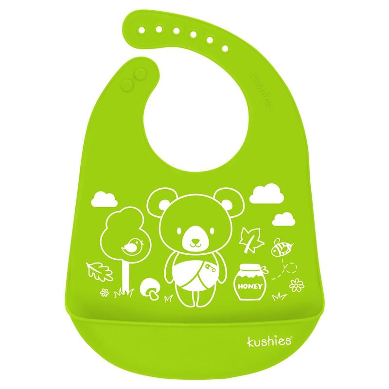 Kushies Silicatch Silicone Bib - fifibaby