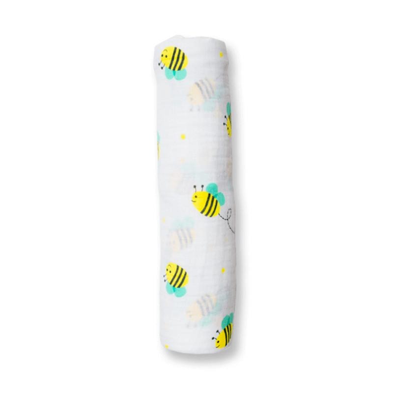 lulujo Muslin Cotton Baby Blanket - fifibaby