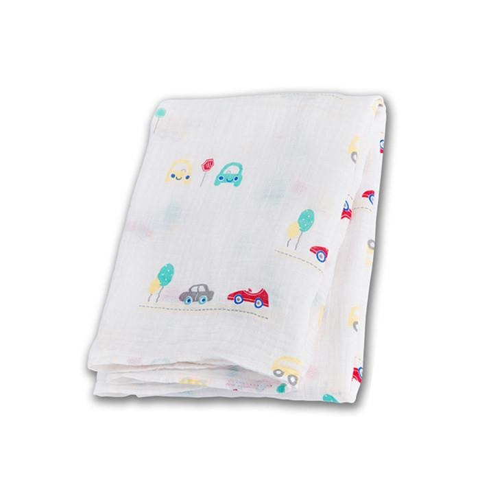 lulujo Muslin Cotton Baby Blanket - fifibaby