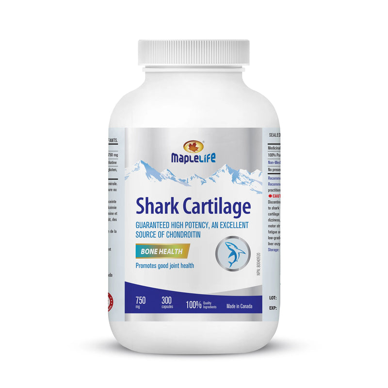 Maple Life Shark Cartilage 750mg 300 Capsules