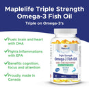 Maple Life Triple Strength Fish Oil 300 Softgels