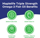 Maple Life Triple Strength Fish Oil 300 Softgels
