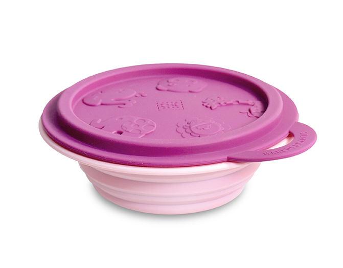 Marcus & Marcus Silicone Rubber Collapsible Container - Pink – Maple ...