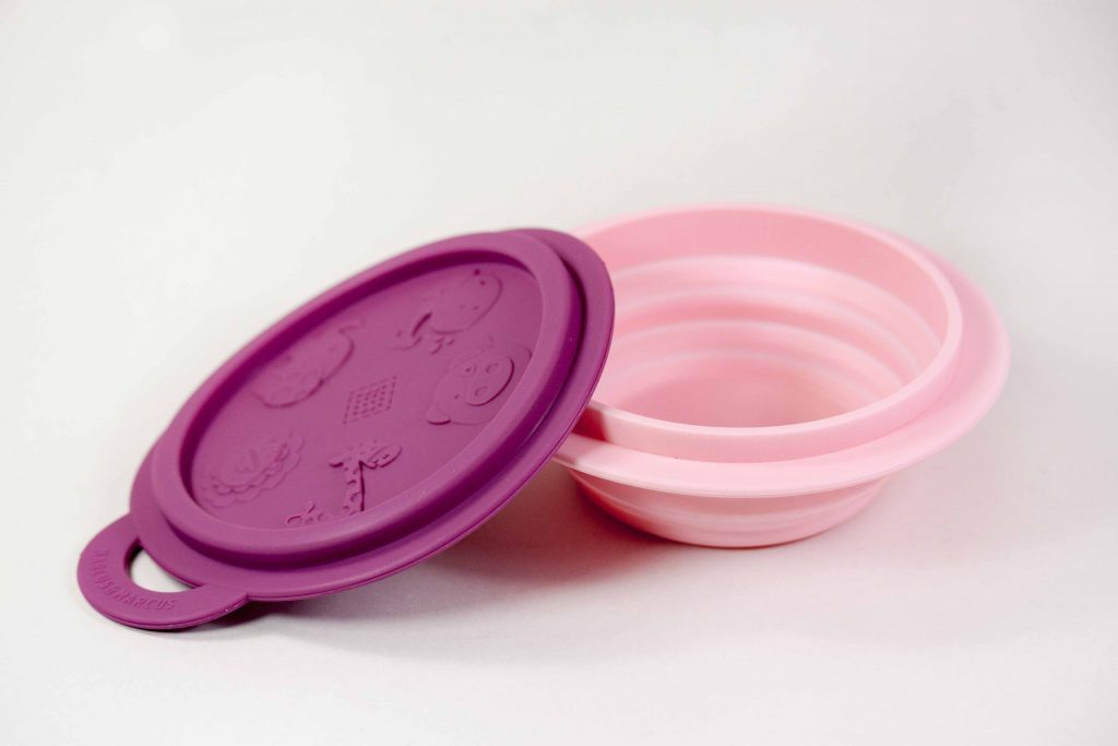Rubber Collapsable Container Marcus & Marcus Silicone Rubber Collapsible Container - Pink – Maple ...