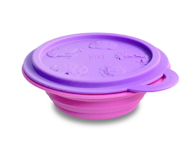 Rubber Collapsable Container Marcus & Marcus Silicone Rubber Collapsible Container- Purple – Maple ...