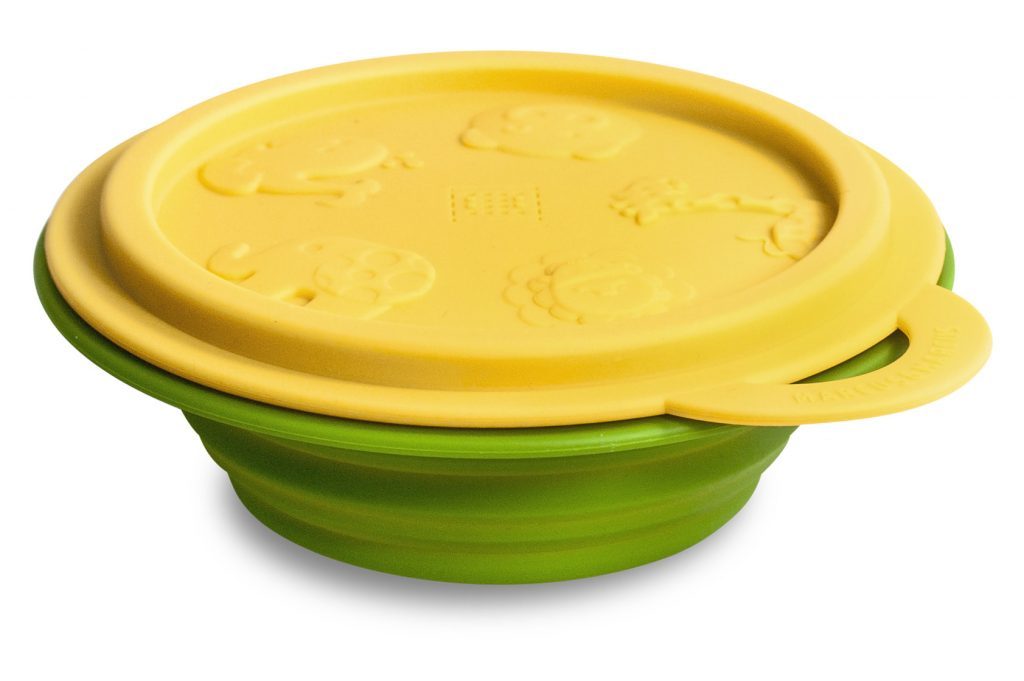 Rubber Collapsable Container Marcus & Marcus Silicone Rubber Collapsible Container - Yellow/Green ...