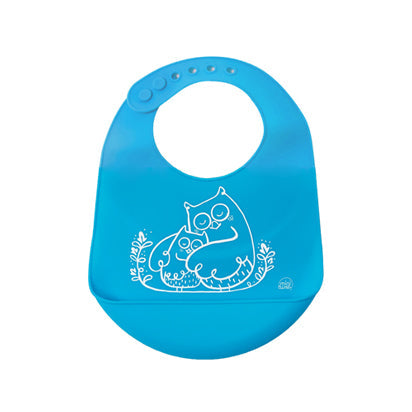 Modern-Twist Mini Twist Bib - Blue