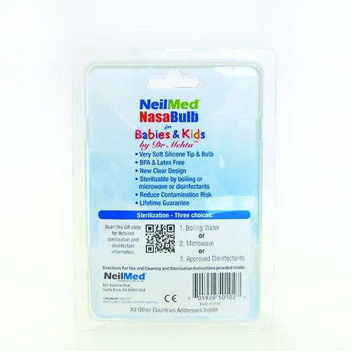NeilMed NasaBulb for Babies by Dr Mehta (2 pack) - fifibaby