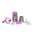 OrganicKidz Baby Grows Up Stainless Steel Bottle Set 9oz - fifibaby