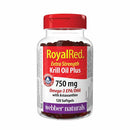 Webber Naturals 750 mg Royal Red Krill Oil Plus with Astaxanthin 120 Softgels