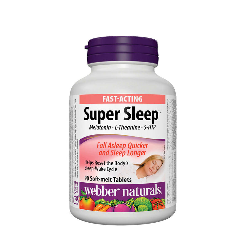 Webber Naturals Super Sleep 90 Soft Melt Tablets 90 Counts