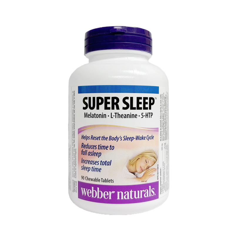 Webber Naturals Super Sleep 90 Soft Melt Tablets 90 Counts