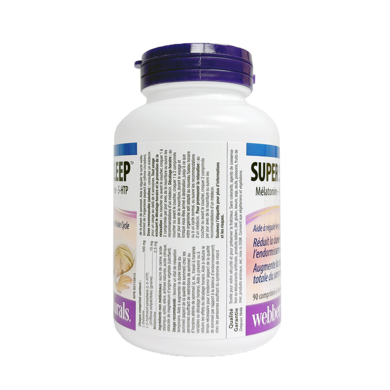 Webber Naturals Super Sleep 90 Soft Melt Tablets 90 Counts