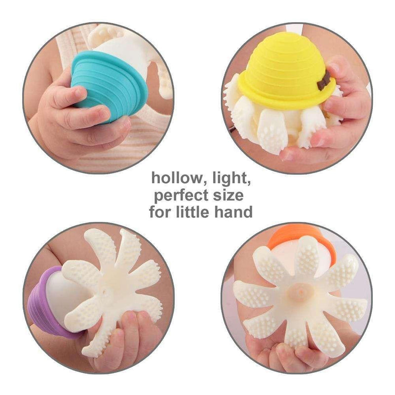 mombella Octopus Pieuvre Teether Toy - fifibaby