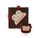 Skip Hop Zoo Hooded Towel and Mitt Set - Monkey - fifibaby