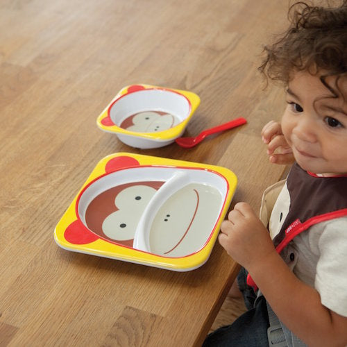 Skip Hop Zoo Tableware Plates - Monkey