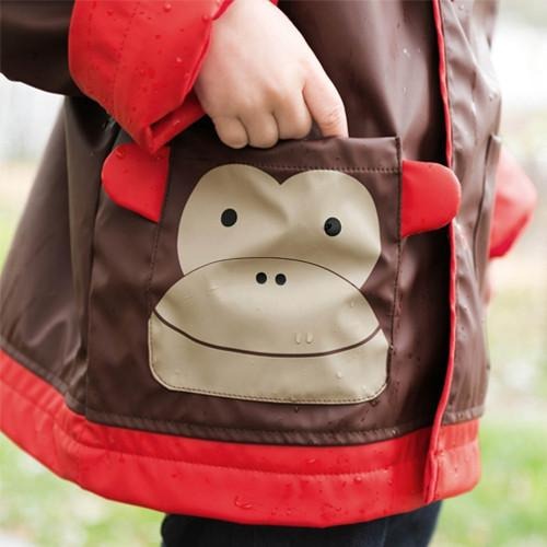 Skip Hop Zoo Little Kid Raincoat - Monkey - fifibaby