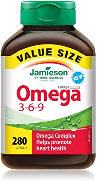 Jamieson Omega 3-6-9 Value Size 280 Softgels