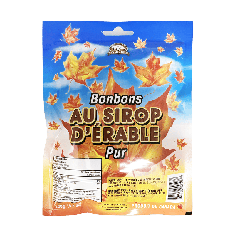 Canada True  Pure Maple Syrup Candies 20 Counts - Maple House Nutrition Inc.