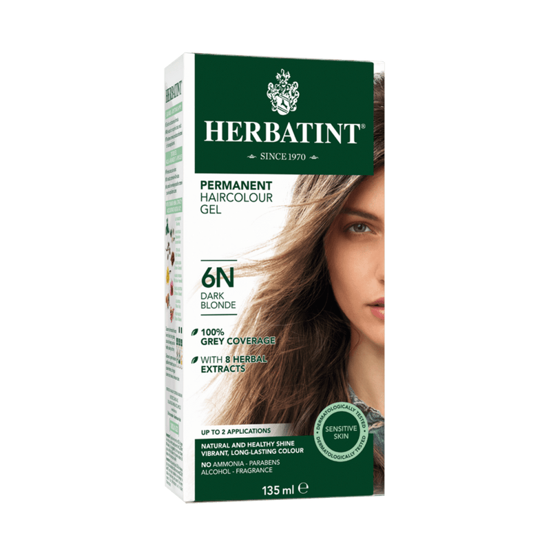 Herbatint Permanent Haircolour Gel 6N - Dark Blonde 135ml - Maple House Nutrition Inc.
