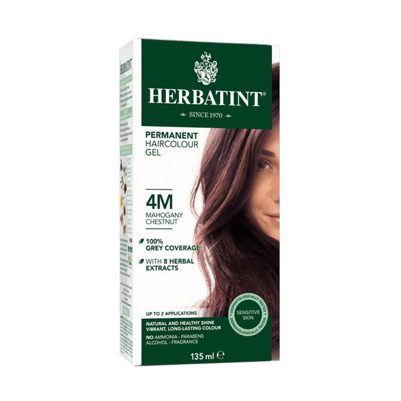 Herbatint Permanent Haircolour Gel 4M -Mahogany Chestnut 135ml - Maple House Nutrition Inc.