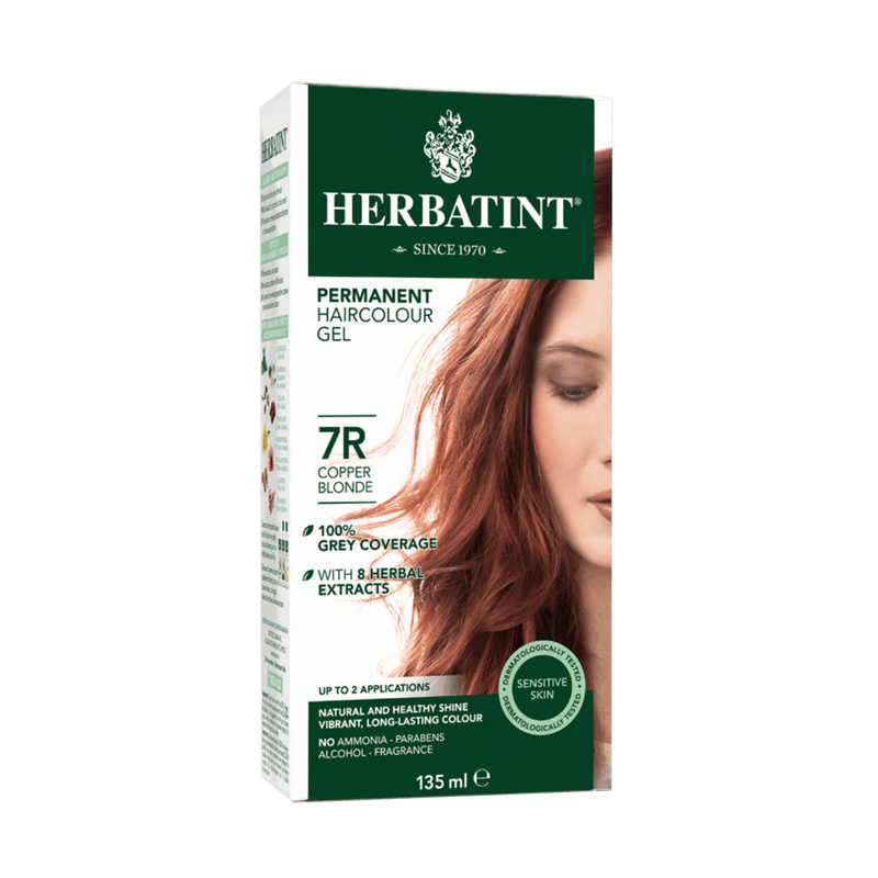 Herbatint Permanent Haircolour Gel 7R - Copper Blonde 135ml - Maple House Nutrition Inc.