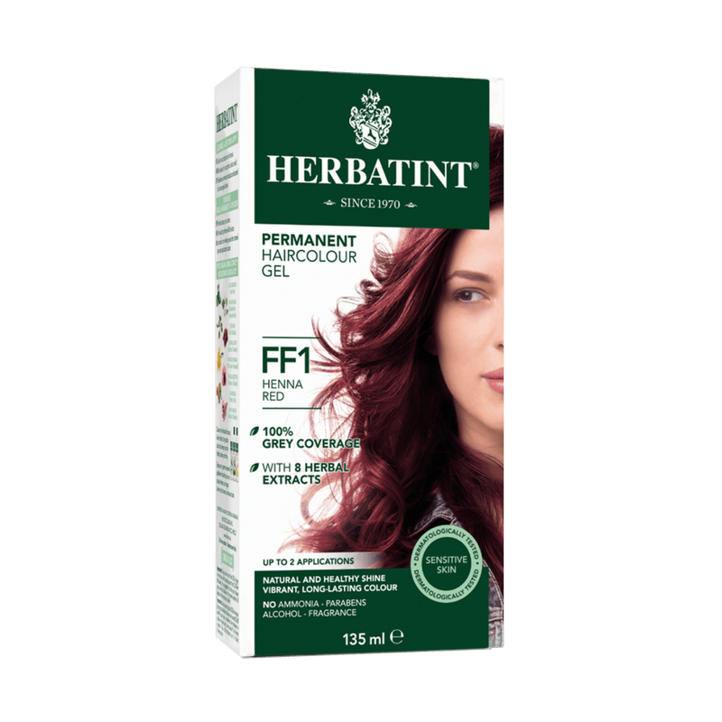 Herbatint Permanent Haircolour Gel FF1 - Henna Red 135ml - Maple House Nutrition Inc.