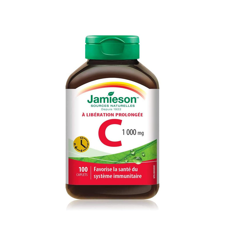 Jamieson Vitamin C 1000mg -Timed Release 100 Caplets - Maple House Nutrition Inc.