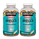 Kirkland Signature Omega-3 Fish Oil 1200mg 330 Softgels 2 Packs - Maple House Nutrition Inc.