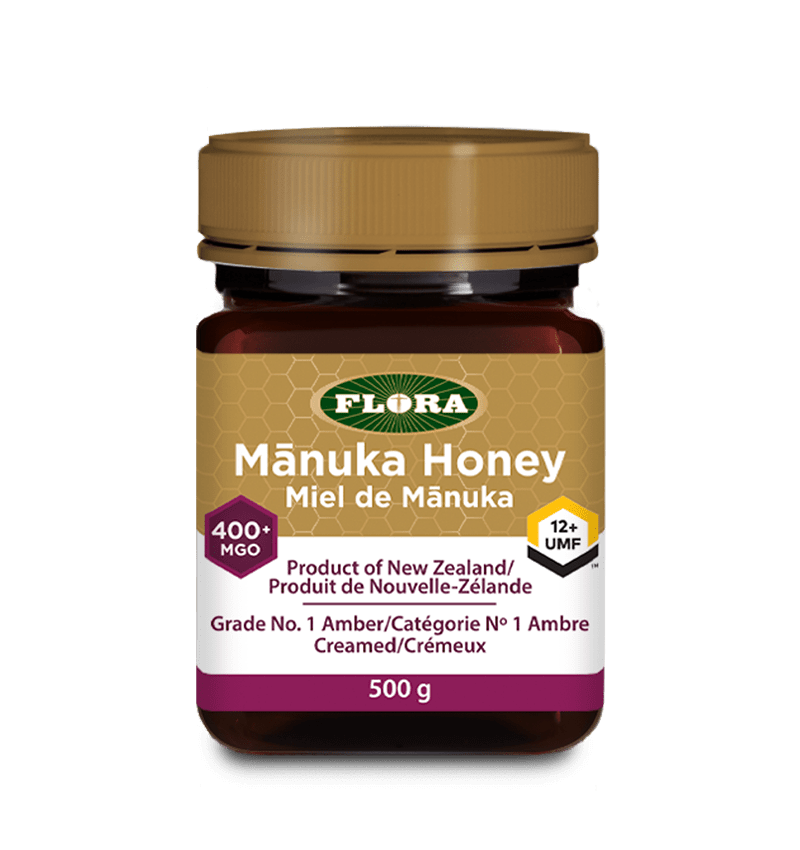 Flora Manuka Honey MGO 400+/12+ UMF 500g - Maple House Nutrition Inc.