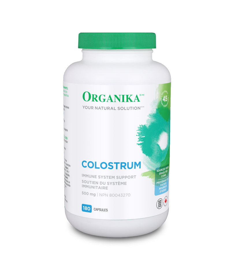 Organika Colostrum 500 mg 180 Capsules