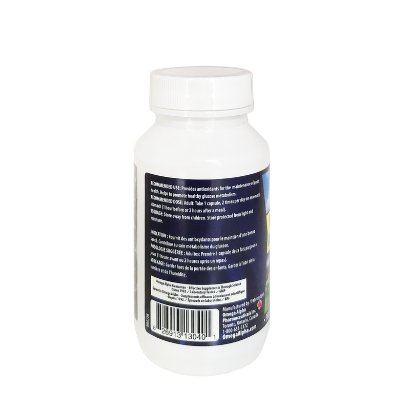 Omega Alpha R-Alpha Lipoic Acid 60 Vegetarina Capsules - Maple House Nutrition Inc.