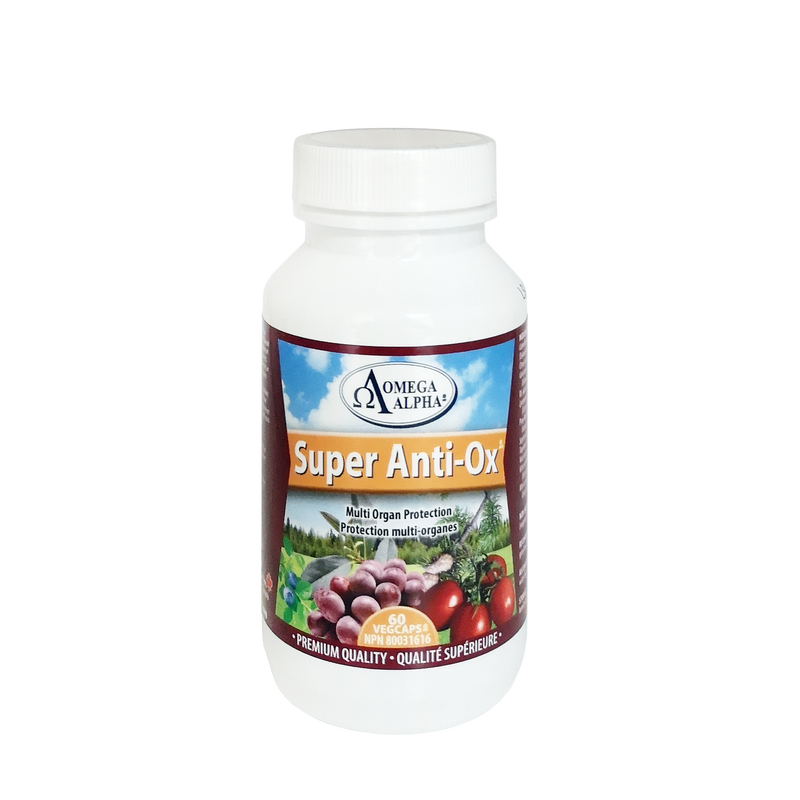 Omega Alpha Super Anti-Ox 60 Capsules - Maple House Nutrition Inc.