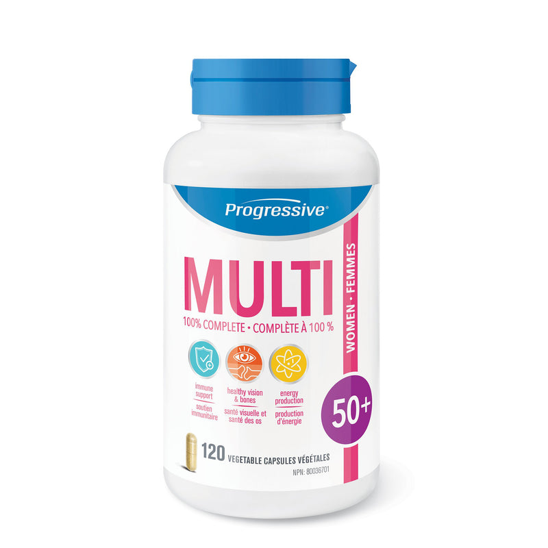 Progressive MultiVitamins For Women 50+ 120 Chewable Tablets