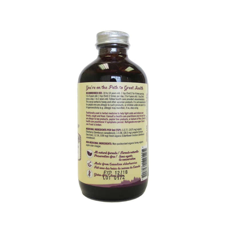 Suro Organic Elderberry Syrup for Kids 236ml - Maple House Nutrition Inc.