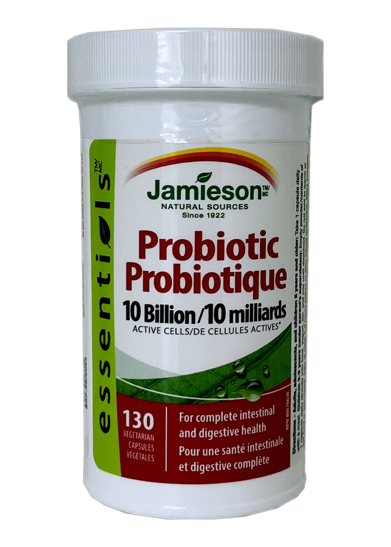 Jamieson Probiotic 10 Billion 130 Vegetarian Capsules