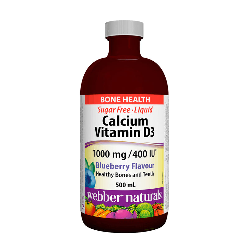Webber Naturals Calcium Vitamin D3 1000mg 500ml