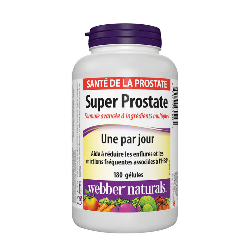 Webber Naturals Super Prostate 180 Softgels - Maple House Nutrition Inc.